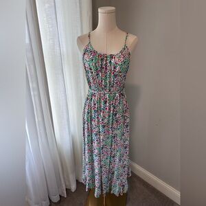 J.Crew Ruffle Midi Dress